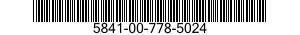 5841-00-778-5024  5841007785024 007785024