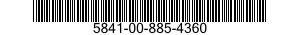 5841-00-885-4360  5841008854360 008854360