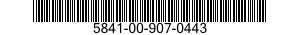 5841-00-907-0443  5841009070443 009070443