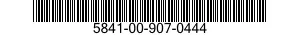 5841-00-907-0444  5841009070444 009070444