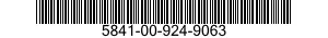 5841-00-924-9063  5841009249063 009249063