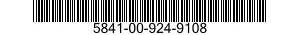 5841-00-924-9108  5841009249108 009249108