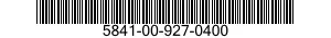 5841-00-927-0400  5841009270400 009270400
