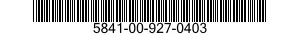 5841-00-927-0403  5841009270403 009270403