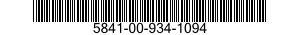 5841-00-934-1094 RECEIVER-TRANSMITTER,RADAR 5841009341094 009341094