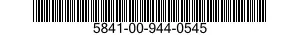 5841-00-944-0545  5841009440545 009440545