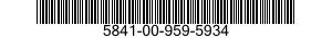 5841-00-959-5934  5841009595934 009595934