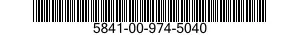 5841-00-974-5040 RADAR SET SUBASSEMBLY 5841009745040 009745040