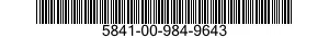 5841-00-984-9643  5841009849643 009849643