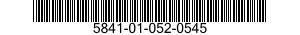 5841-01-052-0545 RECEIVER SUBASSEMBLY,RADAR 5841010520545 010520545