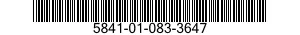 5841-01-083-3647  5841010833647 010833647