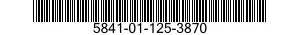 5841-01-125-3870 CONTROL,RADAR SET 5841011253870 011253870