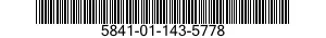 5841-01-143-5778 CONTROL,RADAR SET 5841011435778 011435778