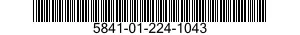 5841-01-224-1043  5841012241043 012241043