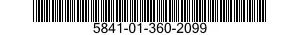 5841-01-360-2099 CONTROL,RADAR SET 5841013602099 013602099