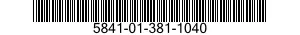 5841-01-381-1040 CONTROL,RADAR SET 5841013811040 013811040