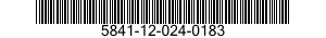 5841-12-024-0183 DELAY LINE 5841120240183 120240183