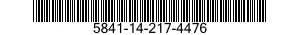 5841-14-217-4476  5841142174476 142174476