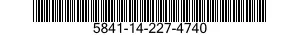 5841-14-227-4740  5841142274740 142274740