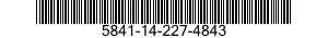 5841-14-227-4843  5841142274843 142274843