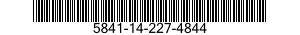 5841-14-227-4844  5841142274844 142274844