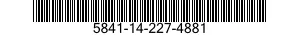 5841-14-227-4881  5841142274881 142274881