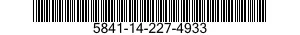 5841-14-227-4933  5841142274933 142274933