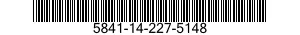 5841-14-227-5148  5841142275148 142275148