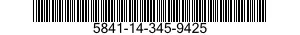 5841-14-345-9425 RADAR SET 5841143459425 143459425