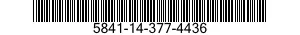 5841-14-377-4436  5841143774436 143774436