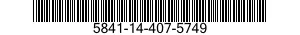 5841-14-407-5749 RADAR SET 5841144075749 144075749