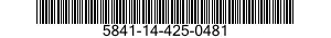 5841-14-425-0481 COVER,RADOME 5841144250481 144250481