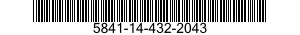 5841-14-432-2043 RADAR SET 5841144322043 144322043