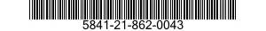 5841-21-862-0043  5841218620043 218620043