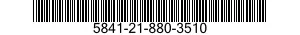 5841-21-880-3510 CABLE ASSEMBLY,RADIO FREQUENCY 5841218803510 218803510