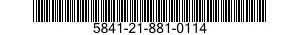 5841-21-881-0114 CHASSIS,ELECTRICAL-ELECTRONIC EQUIPMENT 5841218810114 218810114