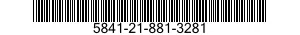 5841-21-881-3281 HOLDER,ELECTRICAL CARD 5841218813281 218813281