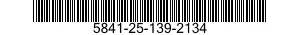5841-25-139-2134 DISPLAY UNIT 5841251392134 251392134