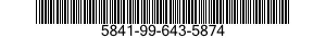 5841-99-643-5874  5841996435874 996435874