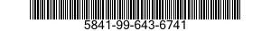 5841-99-643-6741 CABLE ASSEMBLY 5841996436741 996436741