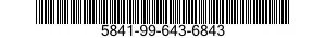 5841-99-643-6843 PLUG,CODING,HIGH PO 5841996436843 996436843