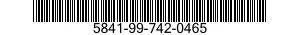 5841-99-742-0465 CLAMP 5841997420465 997420465