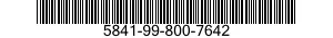 5841-99-800-7642  5841998007642 998007642