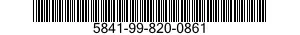 5841-99-820-0861 RECEIVER-TRANSMITTER,RADAR 5841998200861 998200861