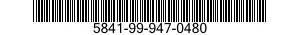 5841-99-947-0480  5841999470480 999470480