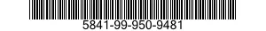 5841-99-950-9481  5841999509481 999509481