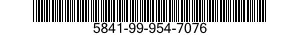 5841-99-954-7076  5841999547076 999547076