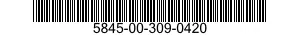5845-00-309-0420  5845003090420 003090420