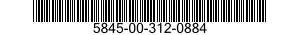5845-00-312-0884  5845003120884 003120884