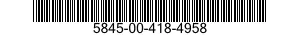 5845-00-418-4958 INDICATOR,BEARING-RANGE 5845004184958 004184958